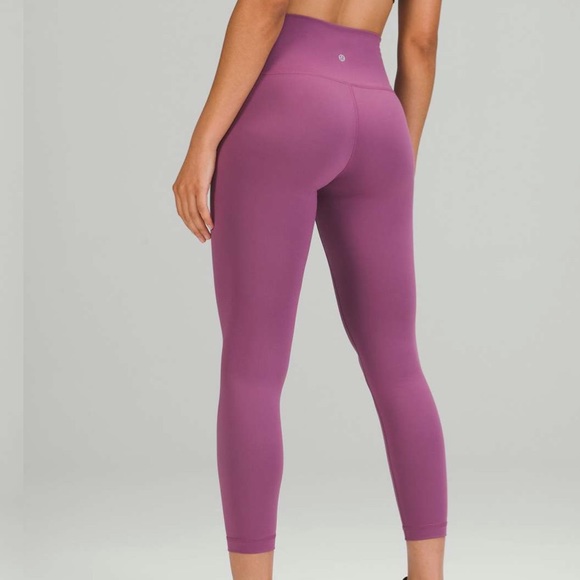 NWOT Lululemon Wunder Train High-Rise Tight 25" - Vintage Plum - Picture 2 of 4